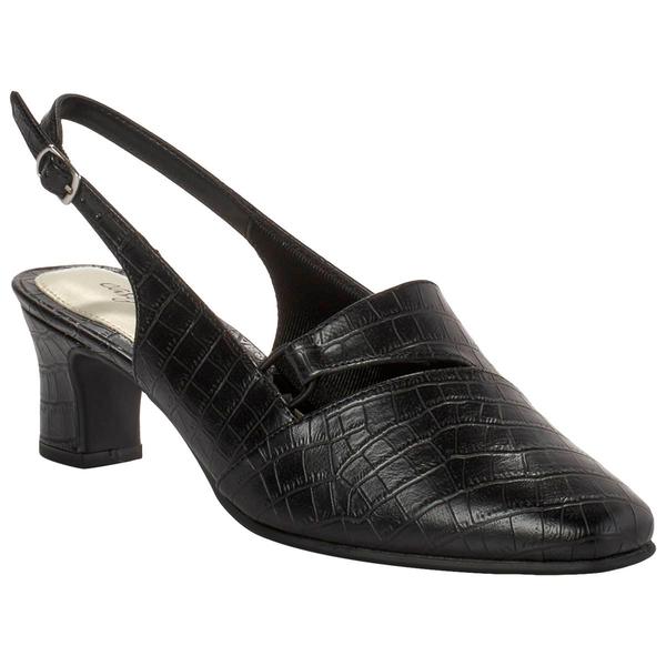 Womens Easy Street Crocodile Slingback Heels alternate view
