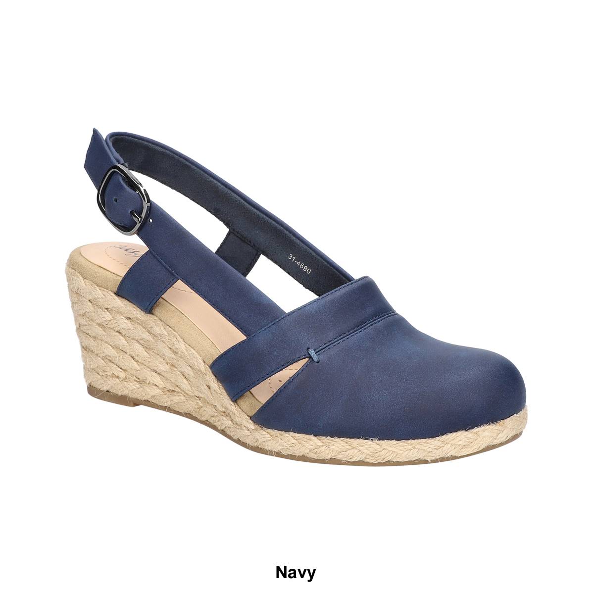 Womens Easy Street Stargaze Espadrille Slingback Sandals