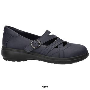Womens Easy Street Wise Asymmetrical Comfort Mary Jane Flats alternate view