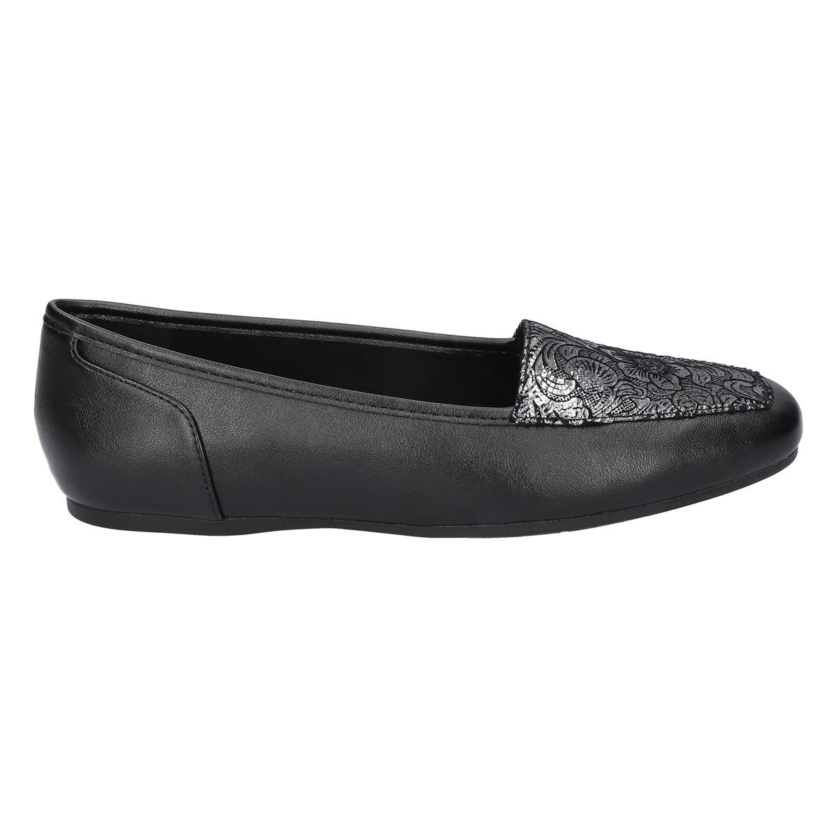 Womens Easy Street Thrill Square Toe Flats