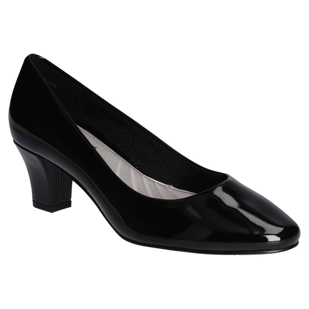 Womens Easy Street Ballari Patent Round Toe Pumps