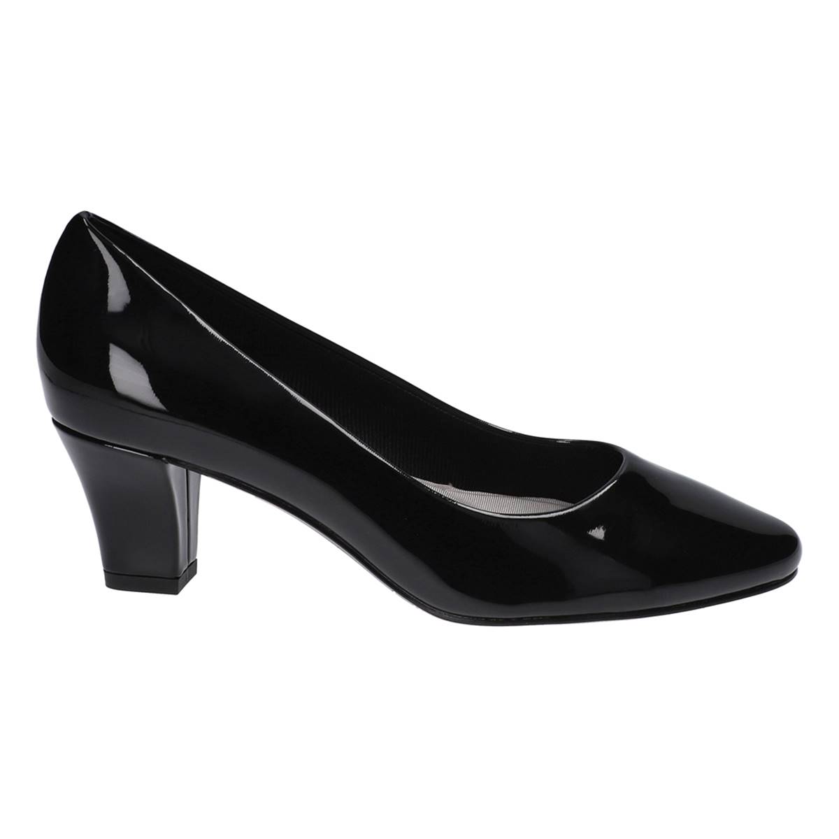 Womens Easy Street Ballari Patent Round Toe Pumps