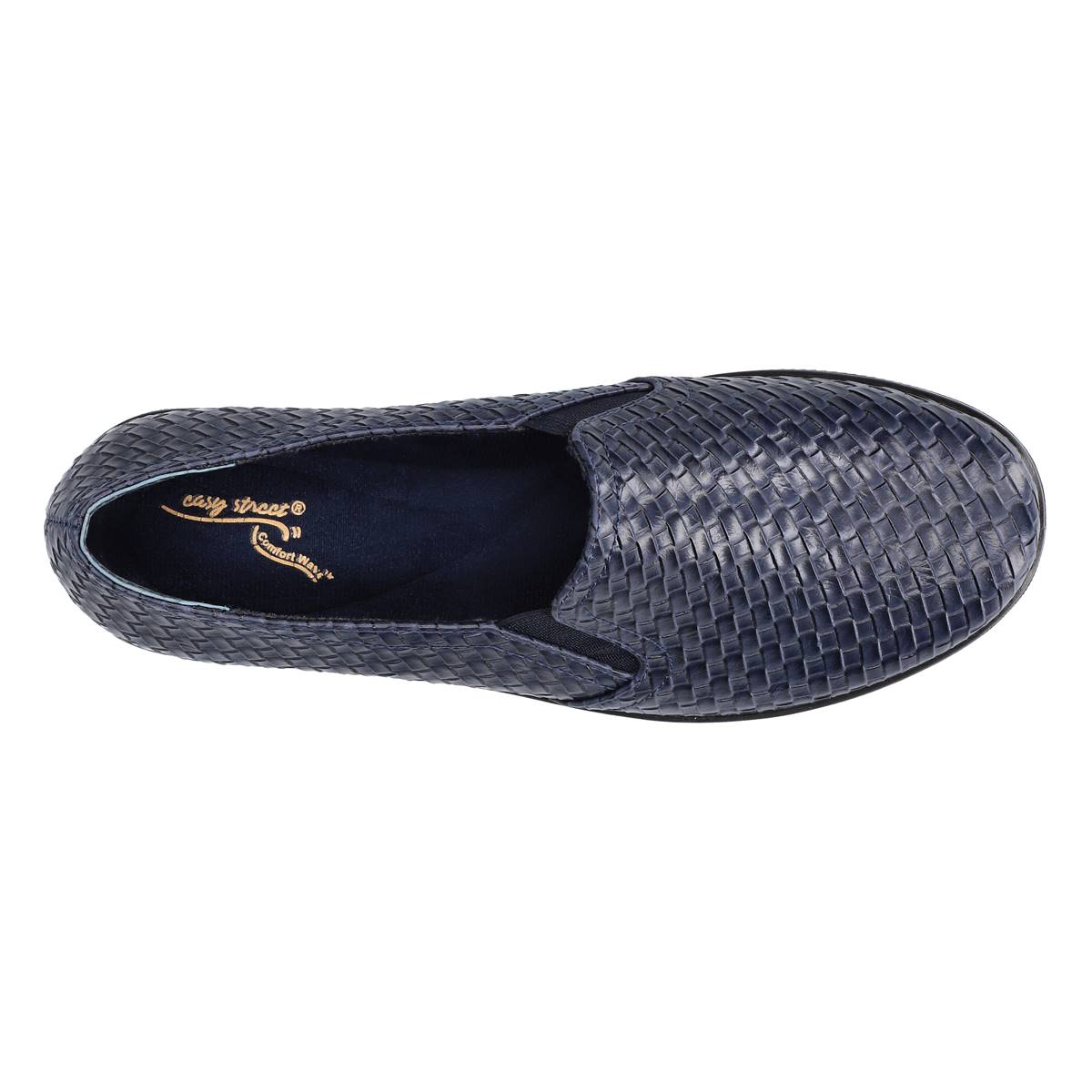 Womens Easy Street Eternity Woven Slip-On Loafers