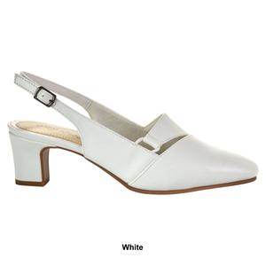 Womens Easy Street Choice Faux Leather Slingback Pumps alternate view