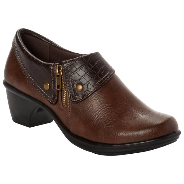 Womens Easy Street Darcy Crocodile Ankle Boots