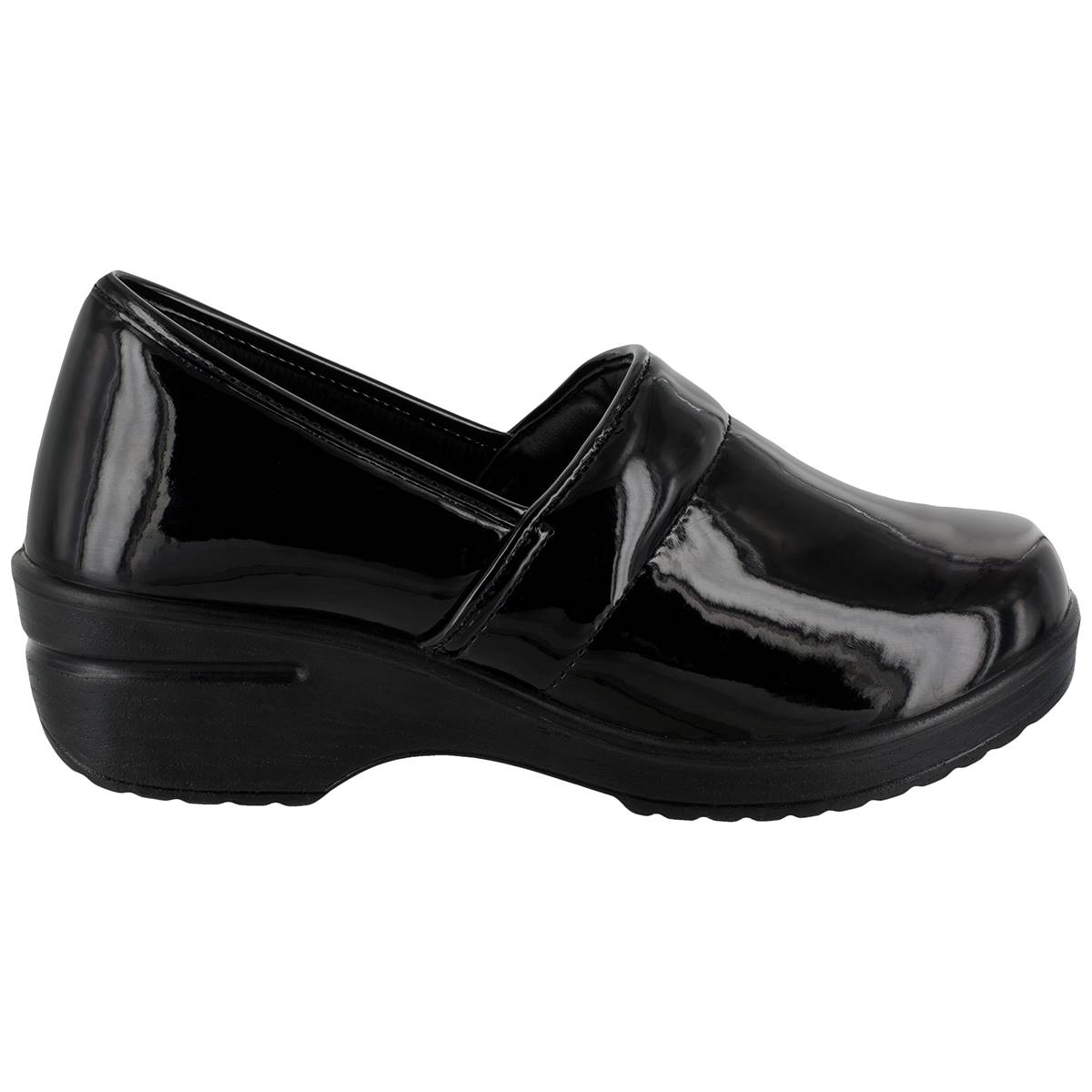 Womens Easy Works By Easy Street Lyndee Black Clogs