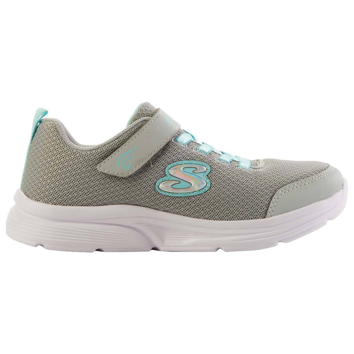 Big Girls Skechers Wavy Lites  Blissfully Free Athletic Sneakers