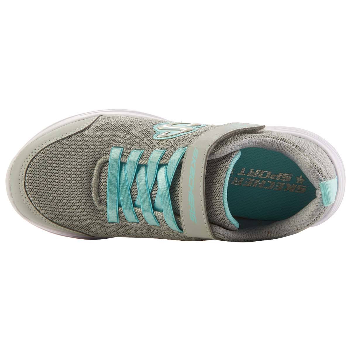 Big Girls Skechers Wavy Lites  Blissfully Free Athletic Sneakers