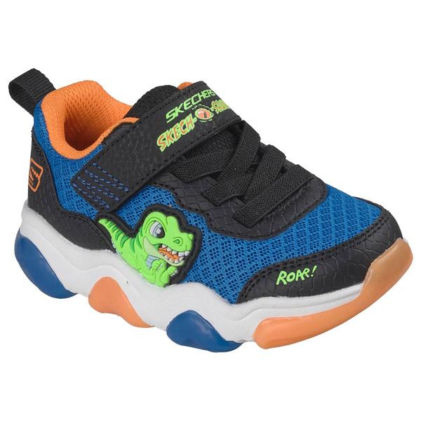 Little Boys Skechers S-Lights Glow 2.0 Bolt-Squad Fashion Sneaker