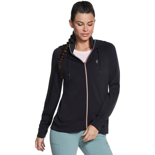 Womens Skechers Luxe Elevate Hooded Full Zip Jacket