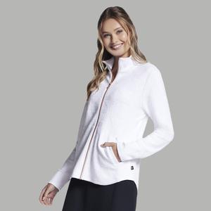Womens Skechers Diamond Ottoman Solid Geometric Active Jacket