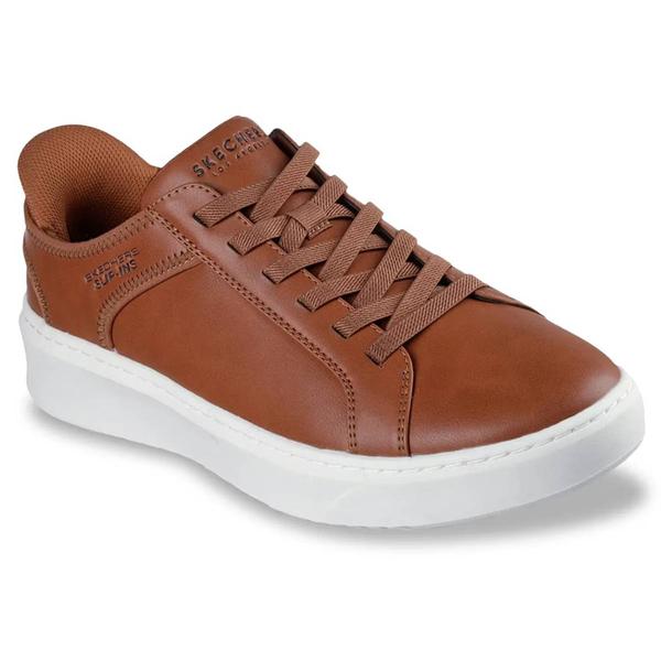 Mens Skechers Court Break Double Vented Slip-ins Fashion Sneakers