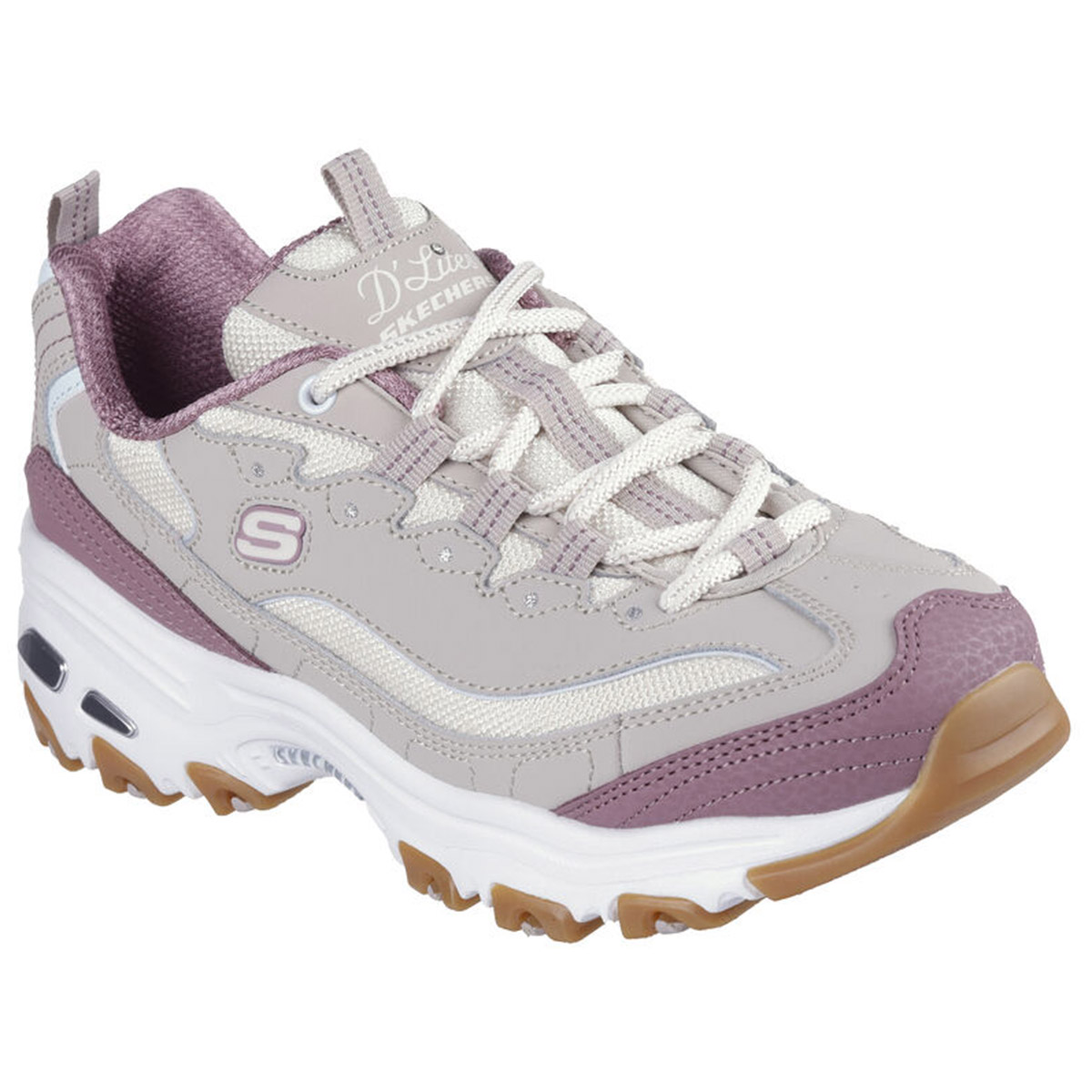 Womens Skecheres D Lites - Popular Vote Athletic Sneakers