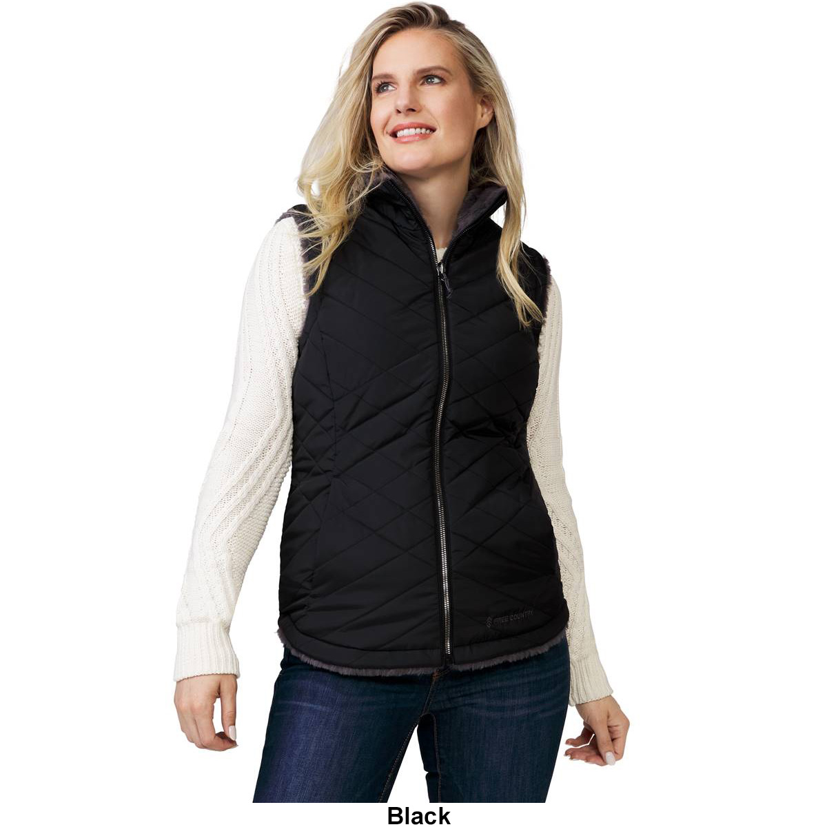 Womens Free Country Cloud Lite Reversible Vest