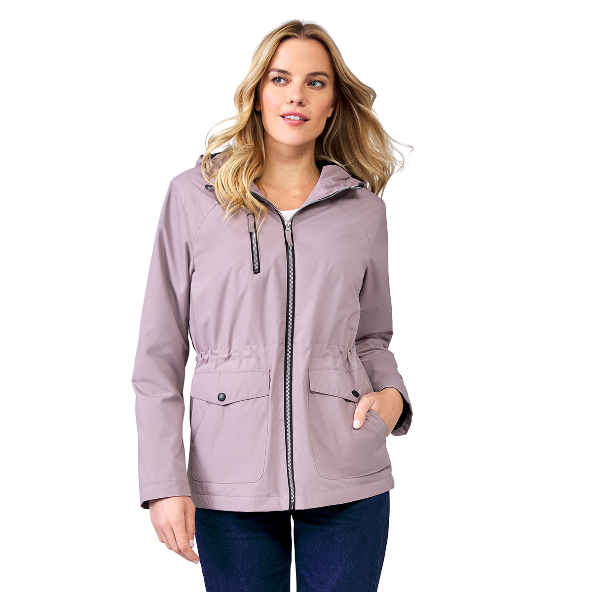Womens Free Country Radiance Reversible Anorak W/Chest Zip Pocket