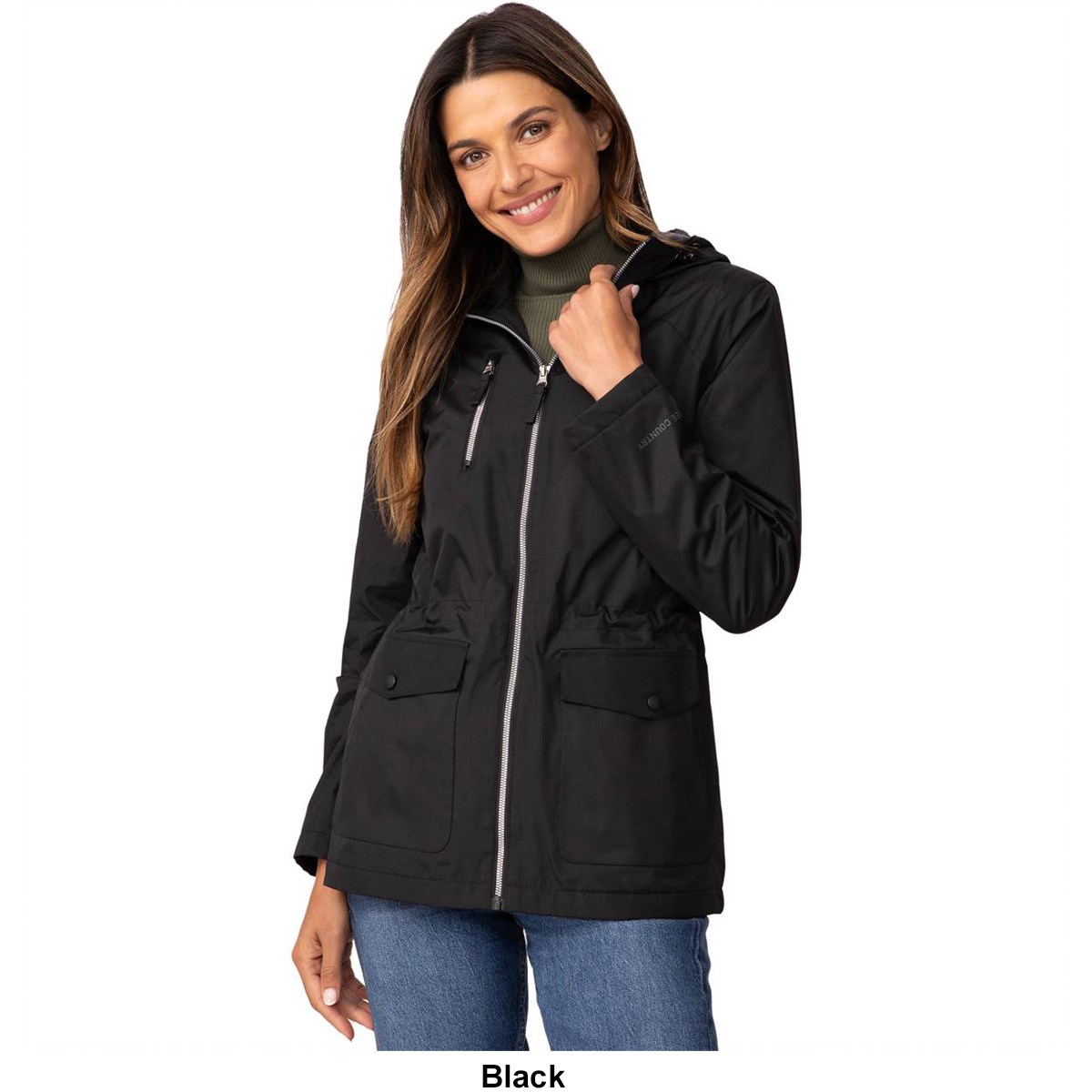 Petite Free Country Radiance Reversible Active Coat W/Chest Zip