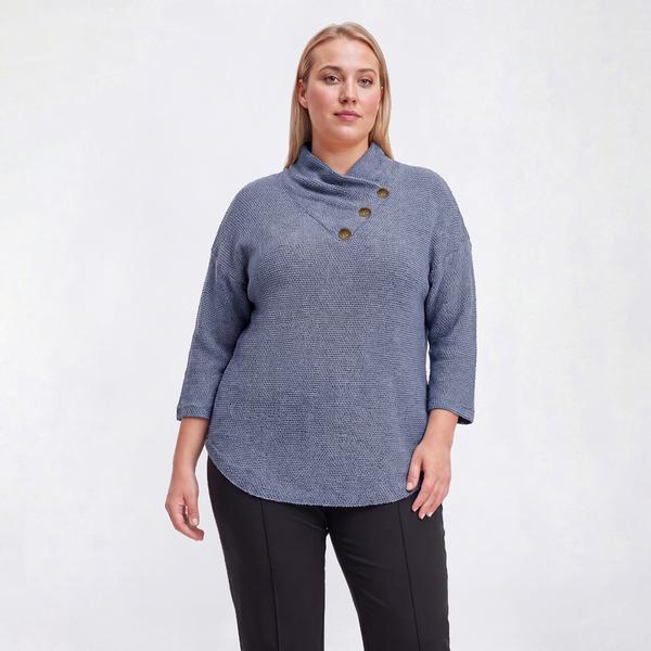 Plus Size Robert Louis 3/4 Drop Shoulder Sleeve Sweater alternate view