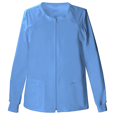 Plus Size Cherokee Core Stretch Zip Jacket- Ciel