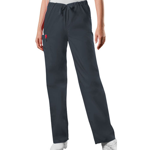 Unisex Plus Cherokee Drawstring Cargo Pants - Pewter