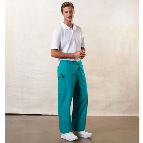 Unisex Short Cherokee Drawstring Pants - Teal Blue