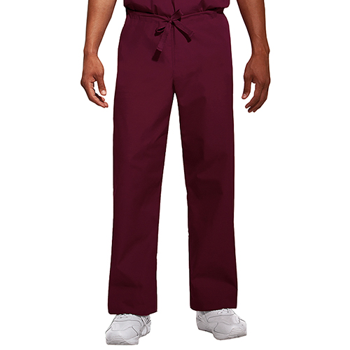 Unisex Cherokee Short Drawstring Pants - Wine