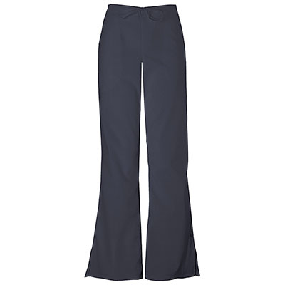 Womens Cherokee Work Wear Flare Pants - Pewter