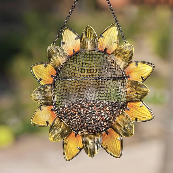 Evergreen Sunflower Bird Feeder with Perch alternate view