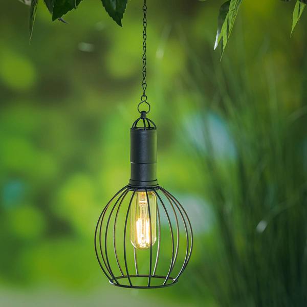Evergreen 19.6in. Solar Hanging LED Lantern alternate view