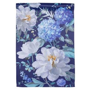 Evergreen Spring Morning Blooms Suede Garden Flag