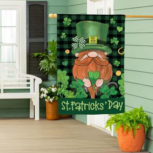 Evergreen St. Patrick's Day Leprechaun Large Flag - 43x29in. alternate view
