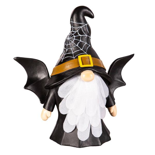 Evergreen 8.75 LED Resin Gnome w/ Witch Hat Tabletop Decor