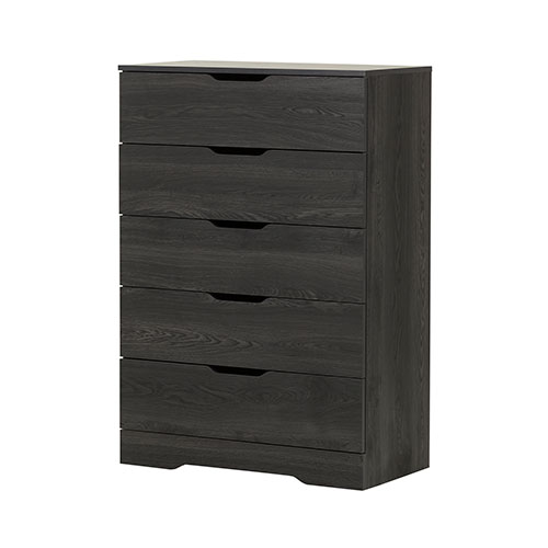 South Shore Holland 5-Drawer Chest - Grey Oak