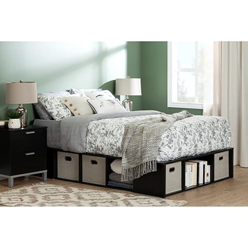 South Shore Flexible Full-Size Platform Bed With Storage