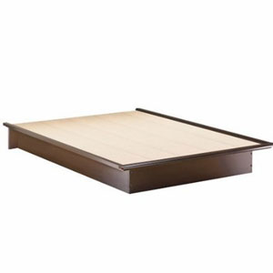 South Shore Step One Full Platform Bed - Chocolate