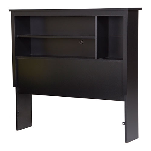 South Shore Vito Twin Bookcase Headboard - Black