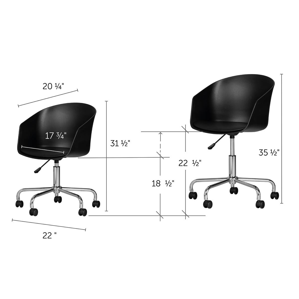 South Shore Flam Swivel Chair