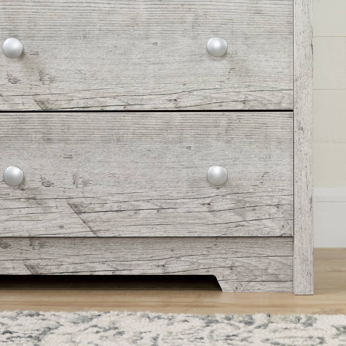 South Shore Aviron Seaside Pine 6-Drawer Double Dresser