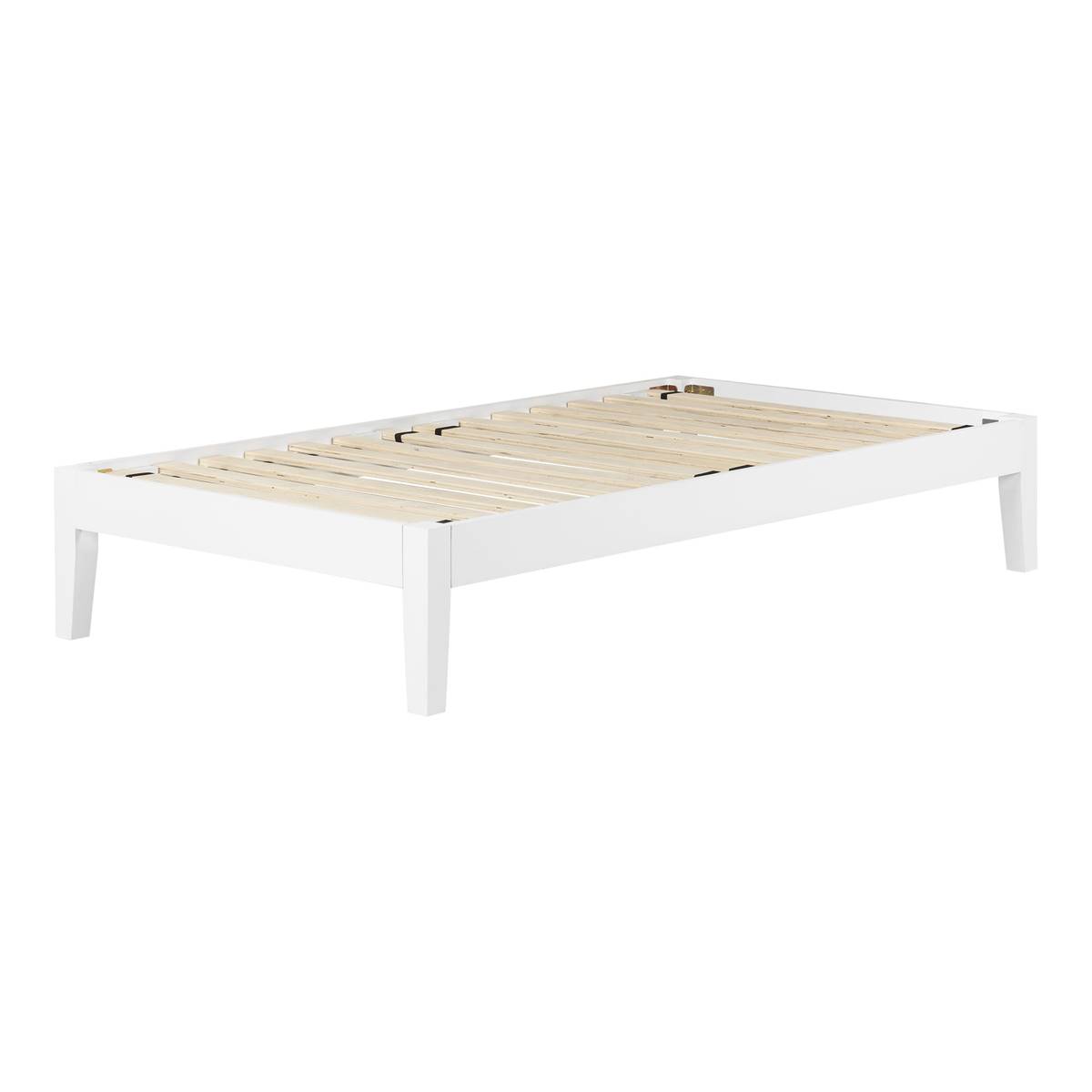 South Shore Vito White Twin Platform Bed