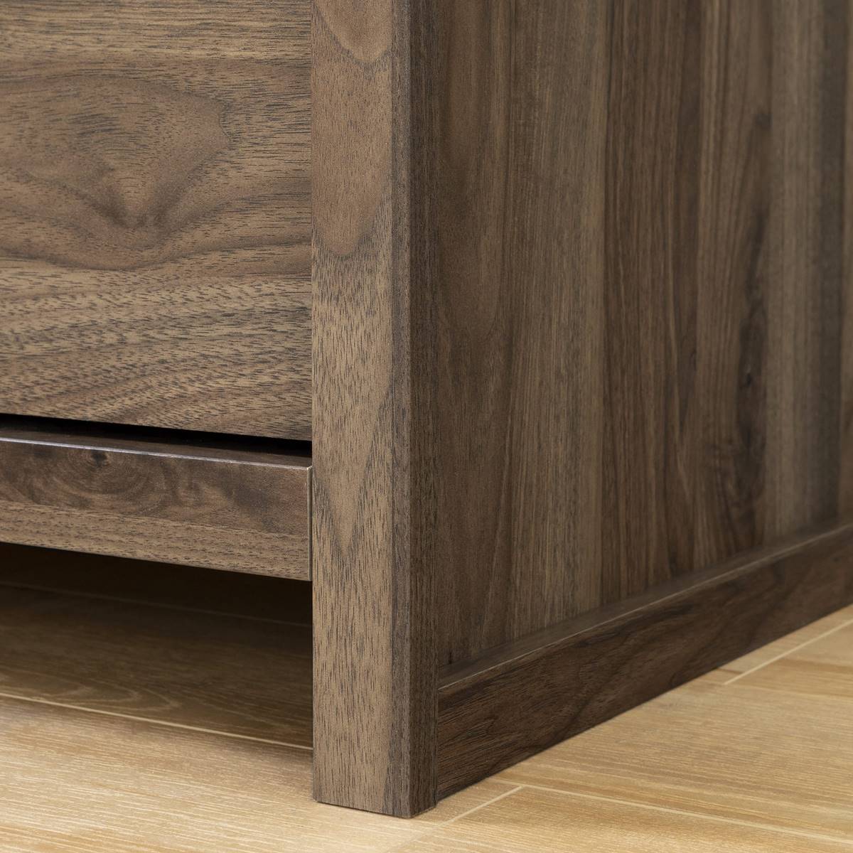 South Shore Lensky Natural Walnut 5-Drawer Chest