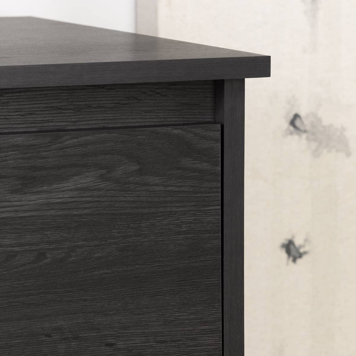 South Shore Tassio Grey Oak 5 Drawer Chest