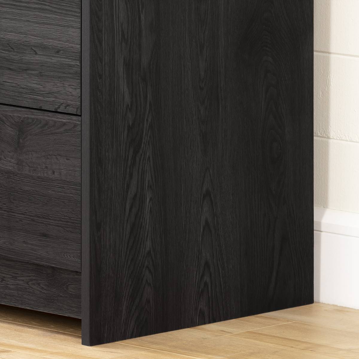 South Shore Tassio Grey Oak 5 Drawer Chest