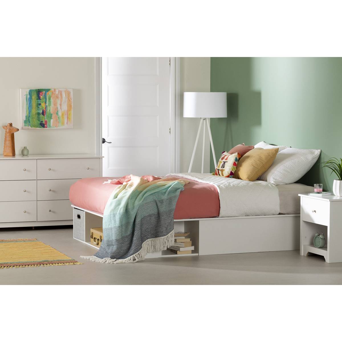 South Shore Vito Queen Storage Bed