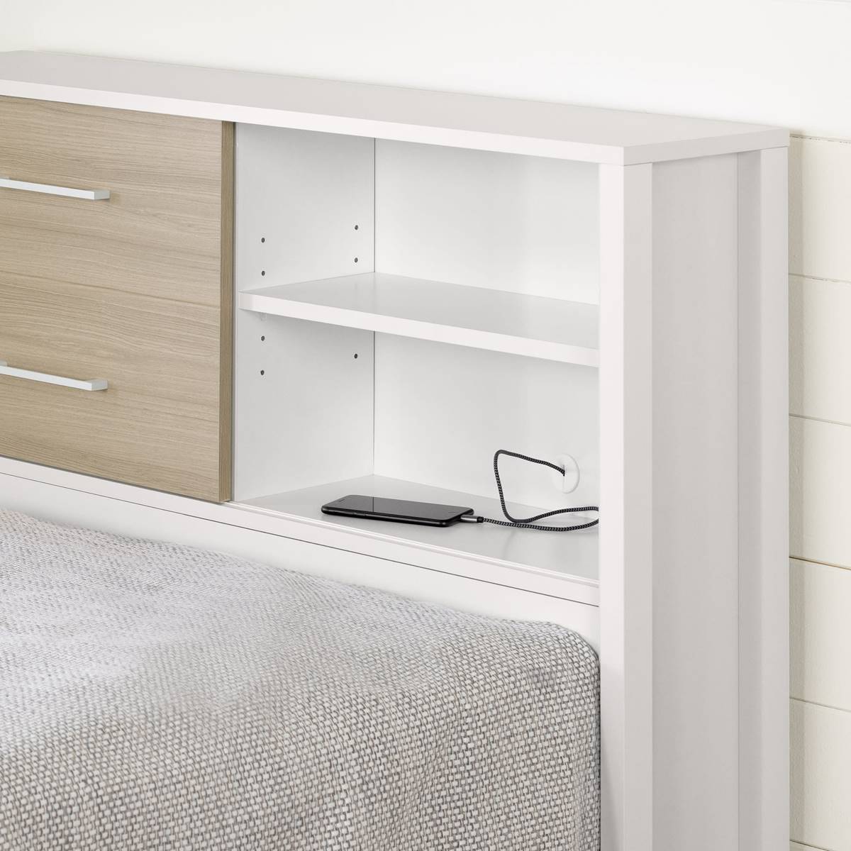 South Shore Munich Twin Bookcase Headboard