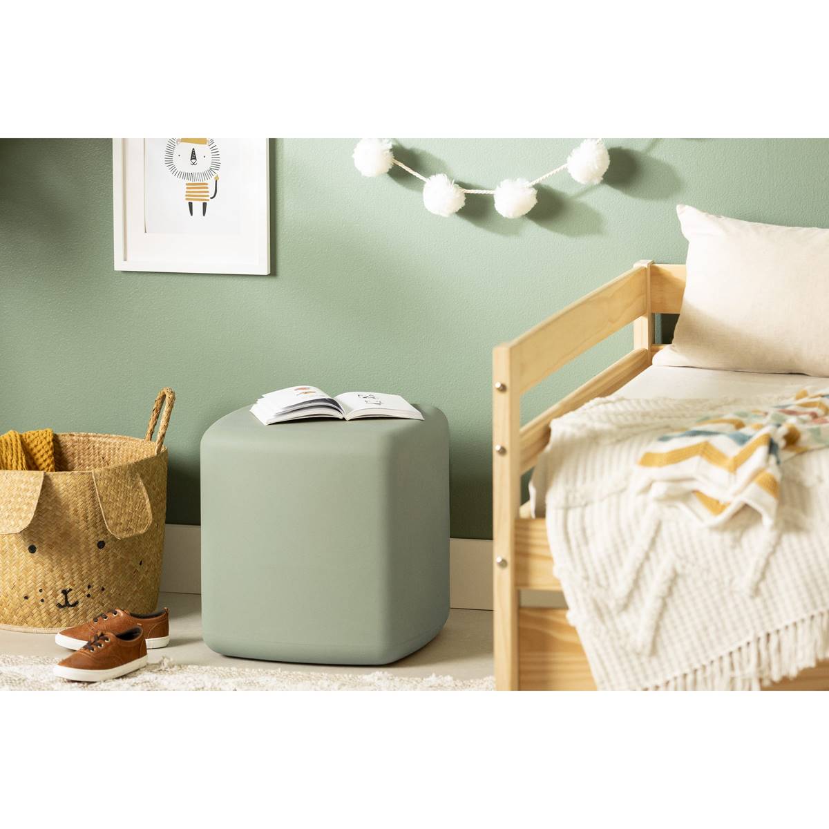 South Shore Sweedi Cube Nightstand