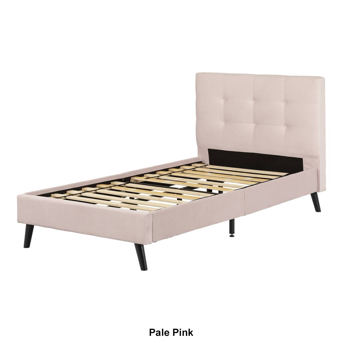 South Shore Dylane Twin Upholstered Platform Bed & Headboard