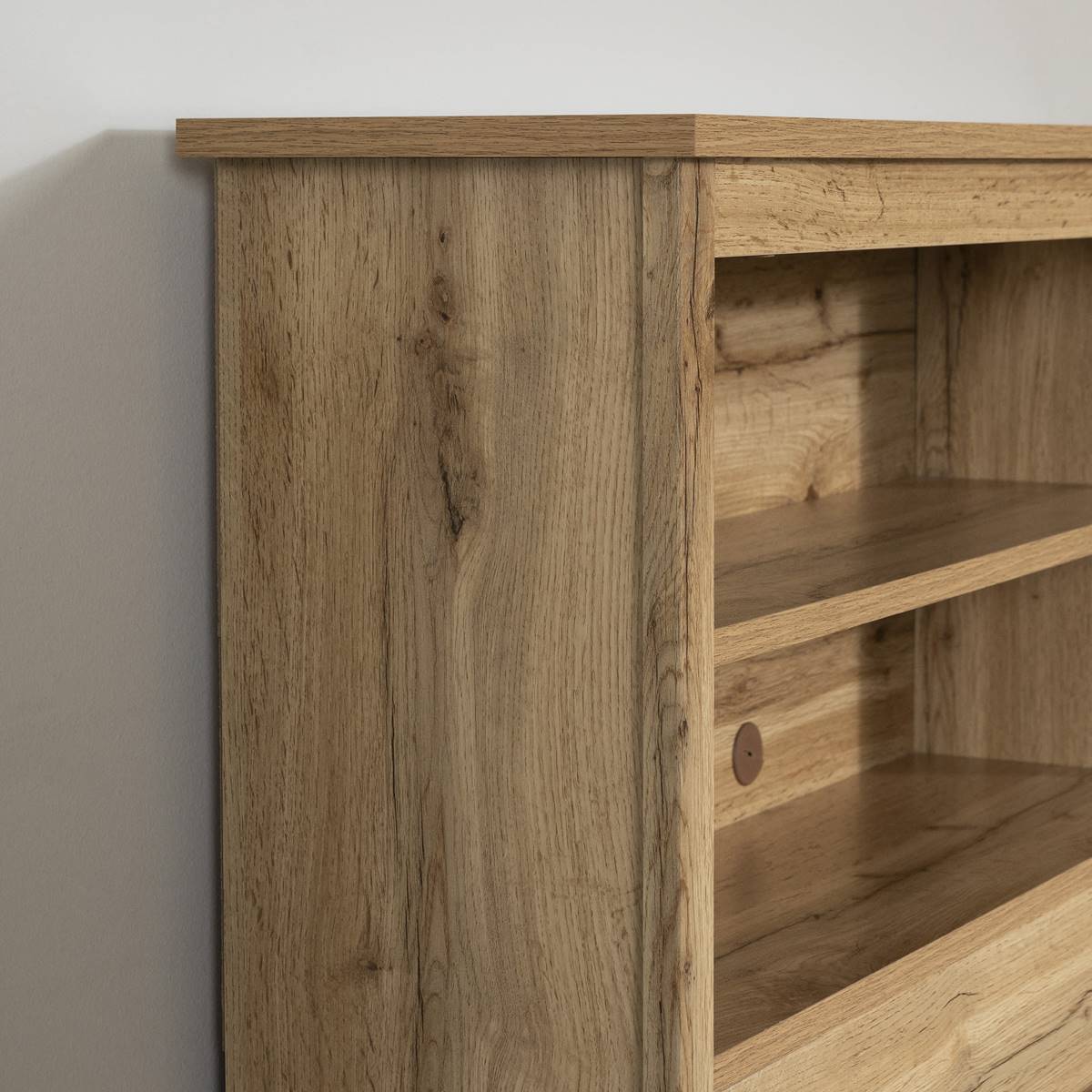 South Shore Tassio Nordik Oak Twin Headboard