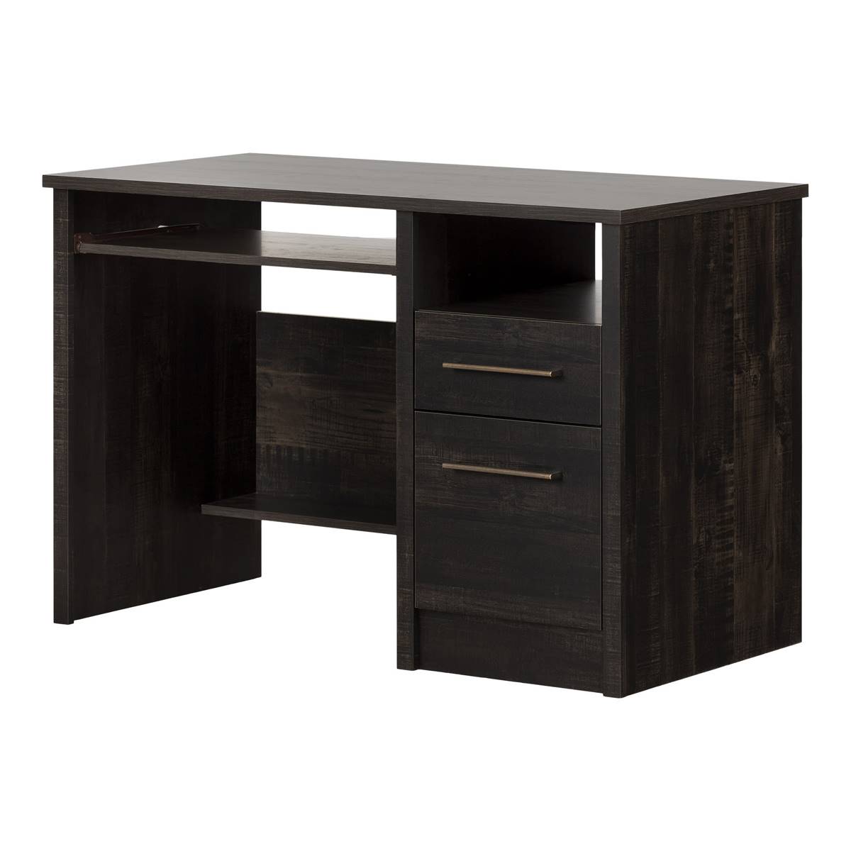 South Shore Gravity Rubbed Black Desk