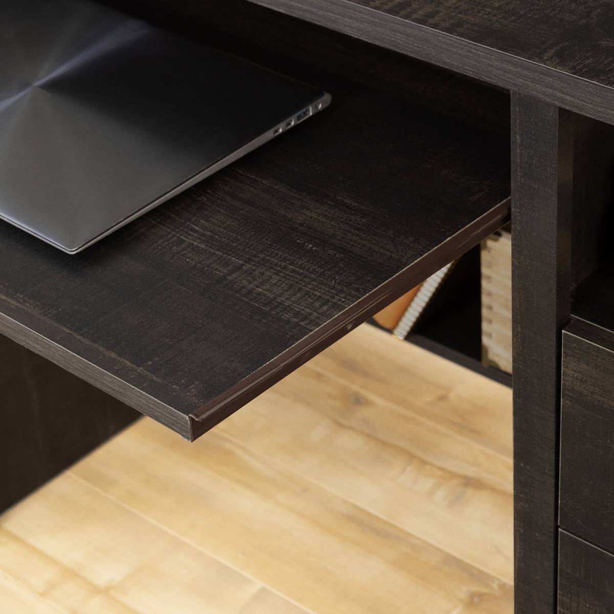 South Shore Gravity Rubbed Black Desk