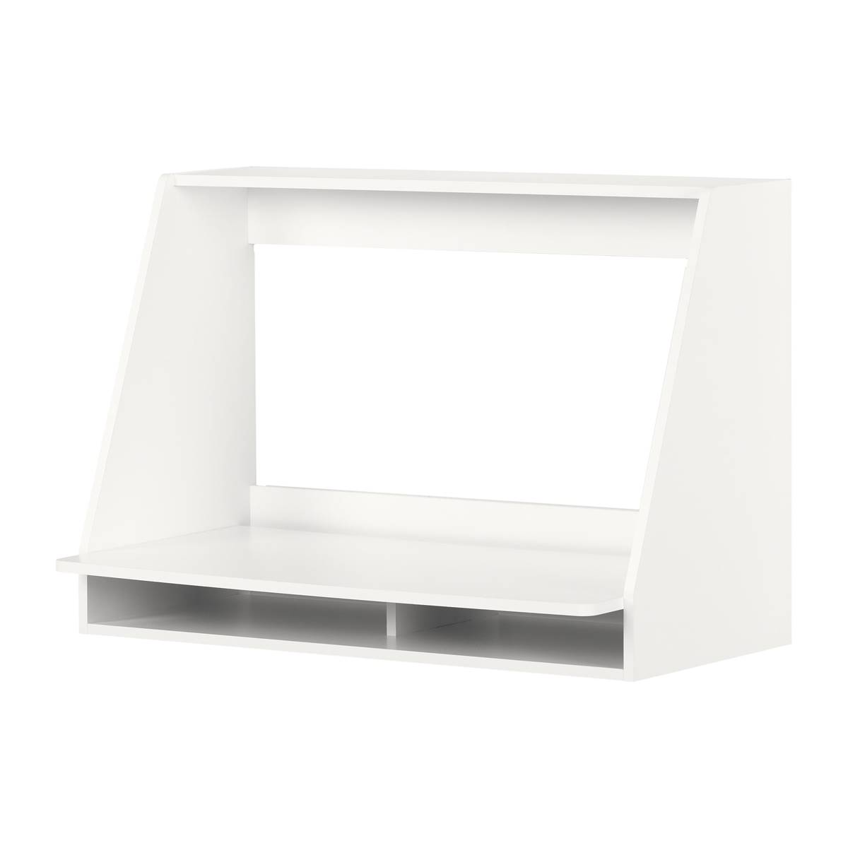 South Shore Interface Pure White Floating Desk