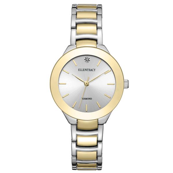 Womens Ellen Tracy Two-Tone Genuine Diamond Watch - ET5294TTG